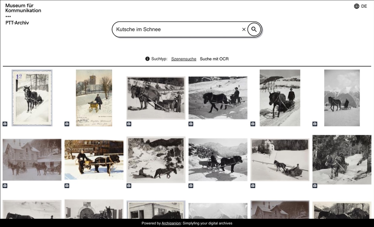 Quelle: Archipanion im PTT-Archiv und Museum für Kommunikation